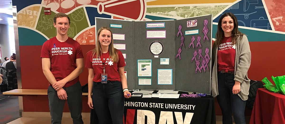 Peer Health Educators Tabling